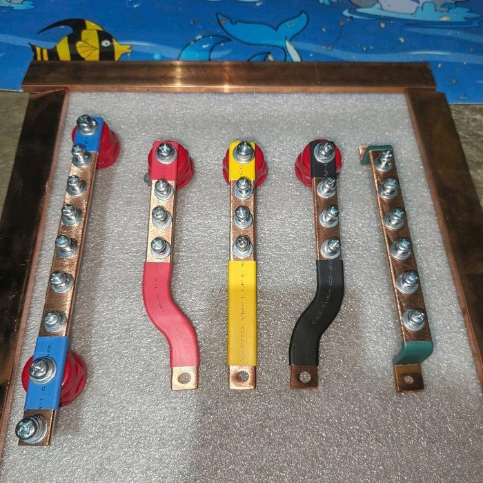 BUSBAR 315 RSTN + GROUND PANJANG 15CM UNTUK MCCB 30A/100A