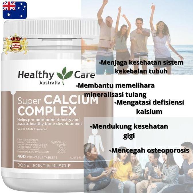 Healthy Care Super Calcium Complex 400 Chewable