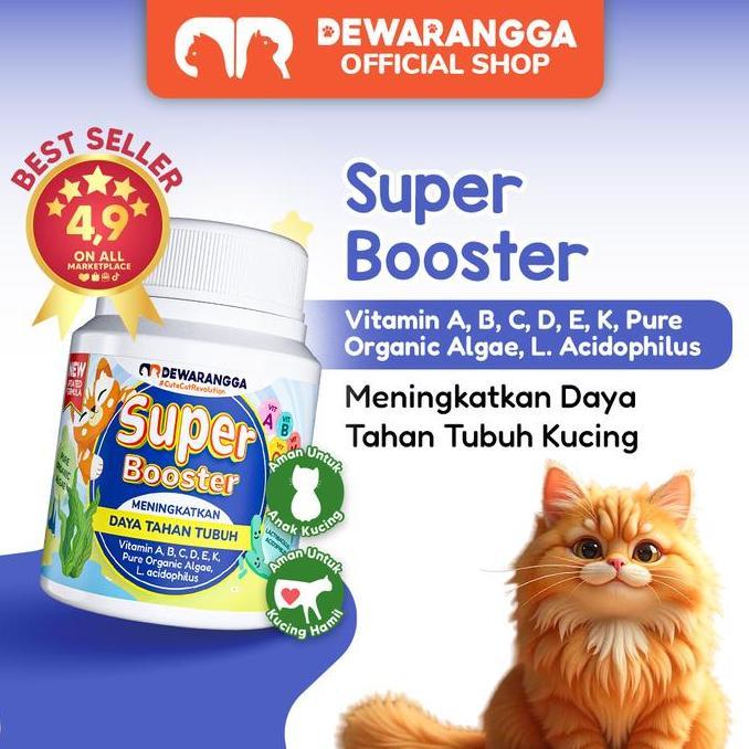 Fishman- Vitamin Imun Kucing Super Booster Dewarangga - Vitamin Imunitas Kucing