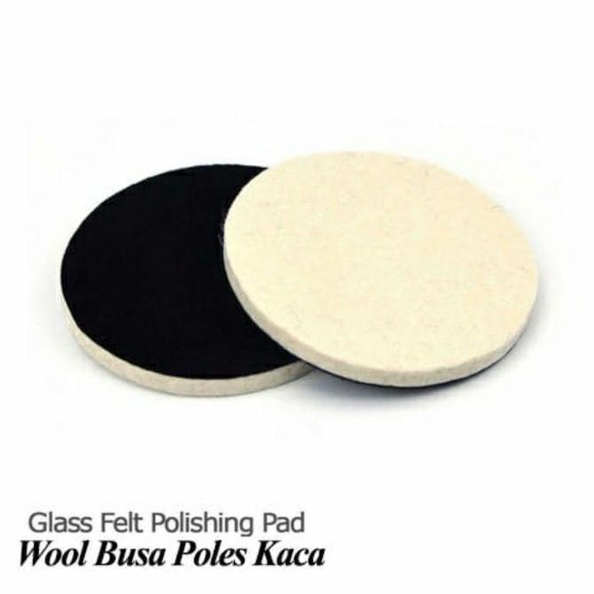 Carecar- Felt Polishing Pad/Pad Poles Kaca