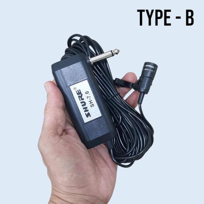 Mic Jepit Clip On Mic Kancing Peka Dan Berkabel Panjang Cocok Untuk Mik Imam Warna Hitam Mikrofon