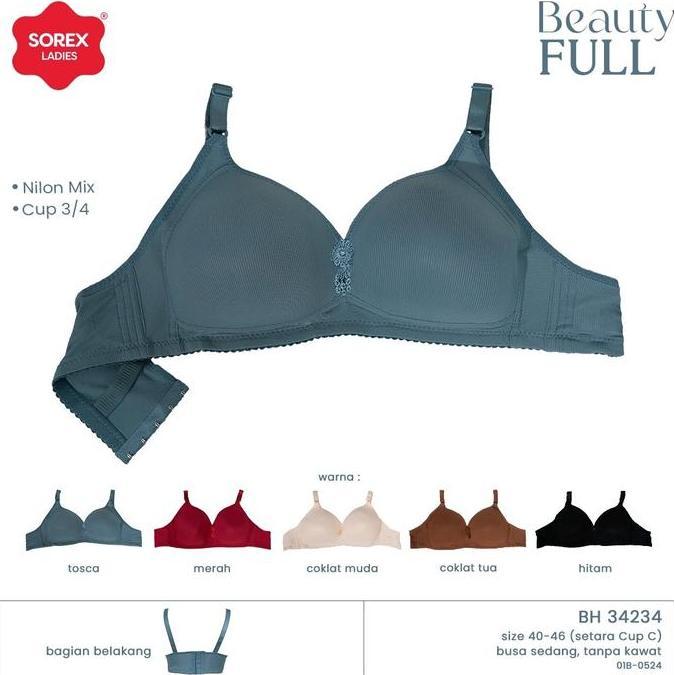 ( ISI 2 ) BRA SOREX 34234 CUB C ( BESAR ) TANPA KAWAT KAIT 5.
