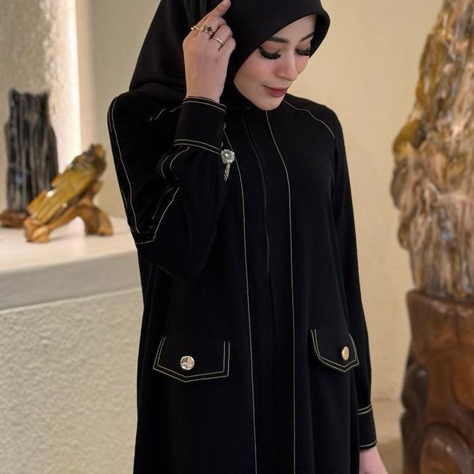 Ayra Dress by Nadeea.id_ Simpel Nyaman Gamis Basic