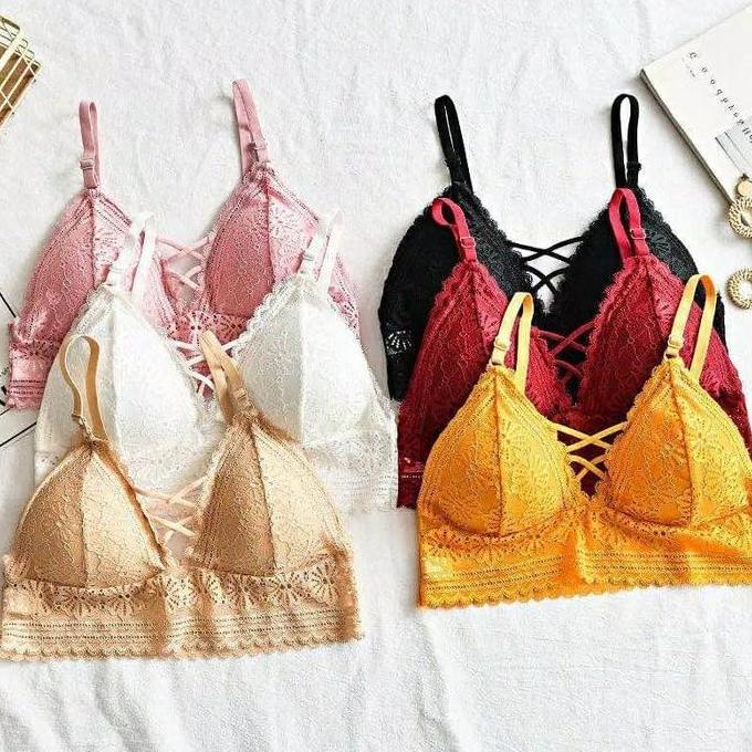 CHELSEA bralette lace crop top woman premium / korean summer bra / beachwear bali / sexy bra / brale