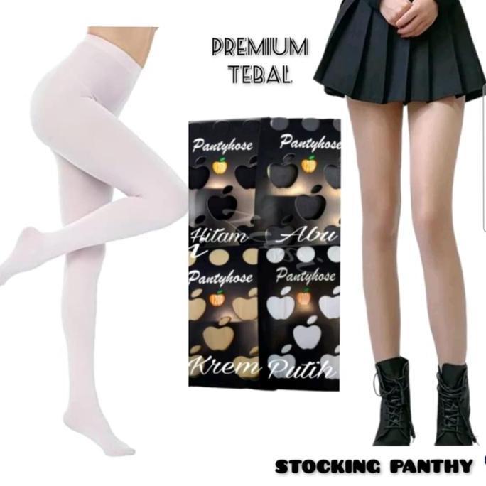 Bahanlembut- Stoking Celana Tebal Pantyhose Stocking Model Sepinggang Untuk Spg Kantoran Pramugari S