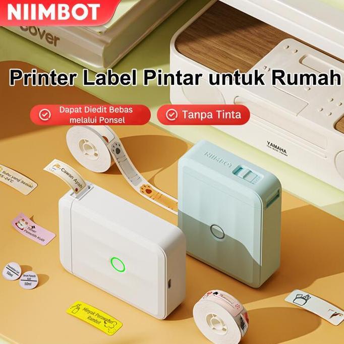 Niimbot D110M Printer Label Thermal Cerdas Tanpa Tinta dengan Teknologi Cetak Termal Canggih & Konek