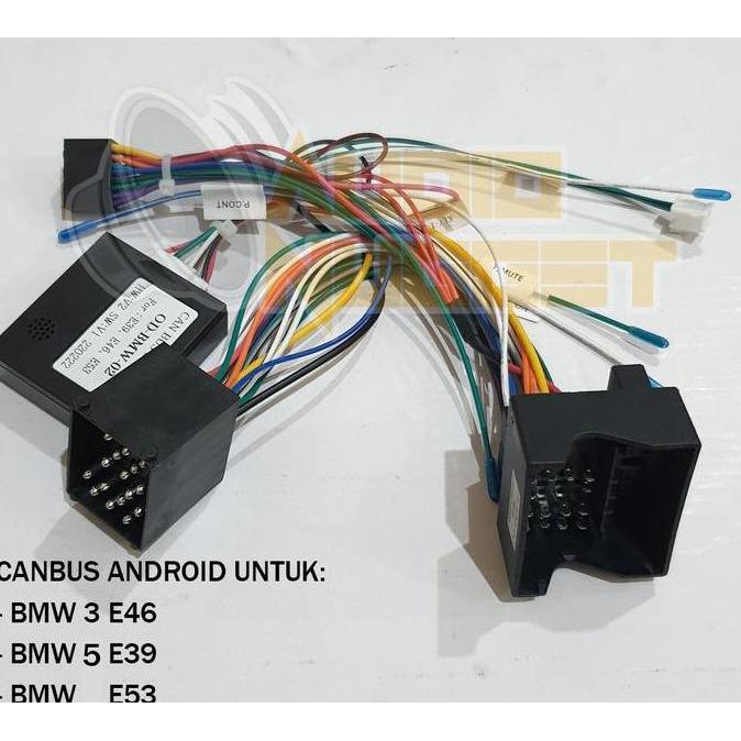 Modul socket kabel remot stir canbus android BMW 3 E46 5 E39 E53 2005