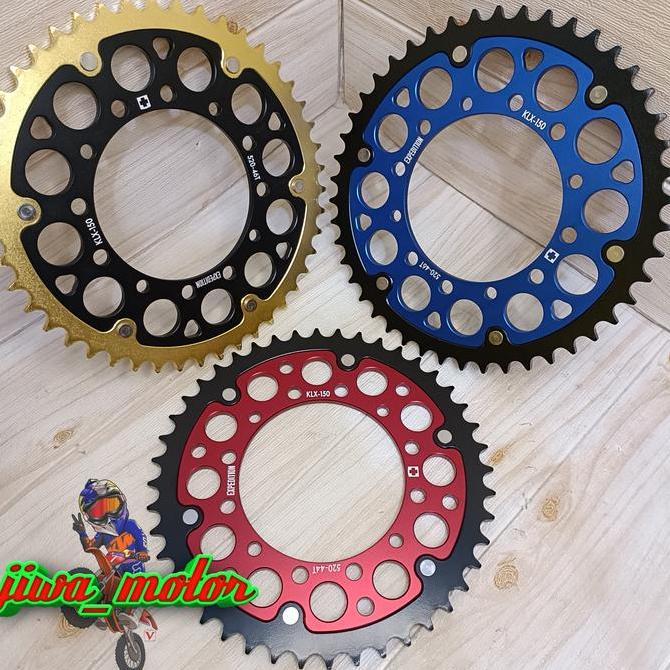 gear belakang klx dtracker 150 expedition 520 ukuran 44 48 50 51 52