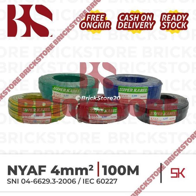 Promo KABEL SERABUT isi 4mm 100m / kabel nyaf 4mm SNI Merk SUPER Diskon