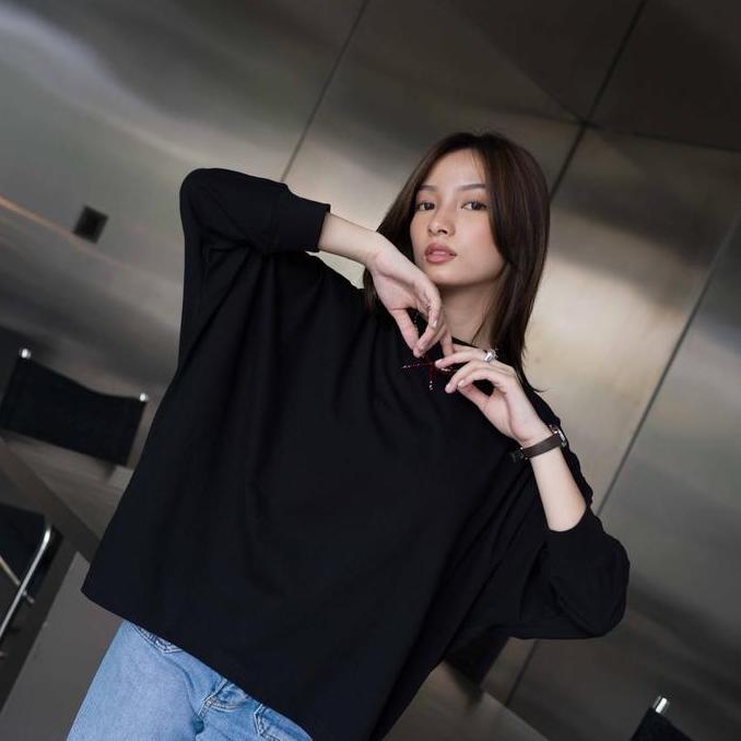 Topyoux- Alya Batwing Blouse Katun Premium By Monicathelabel_