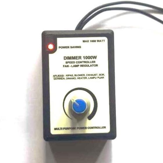 Irontic- Dimmer Ac 220V 1000W Pengatur Motor Listrik, Gerinda, Bor, Kipas