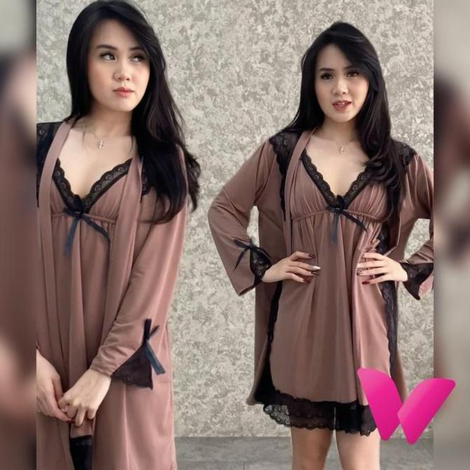 Terpopuler- Wildnod - Benita S - 7Xl (Ld 70-160Cm) Nightdress & Kimono