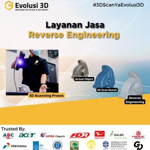 Promo Jasa 3D Scan Wajah Dengan 3D Scanner Canggih