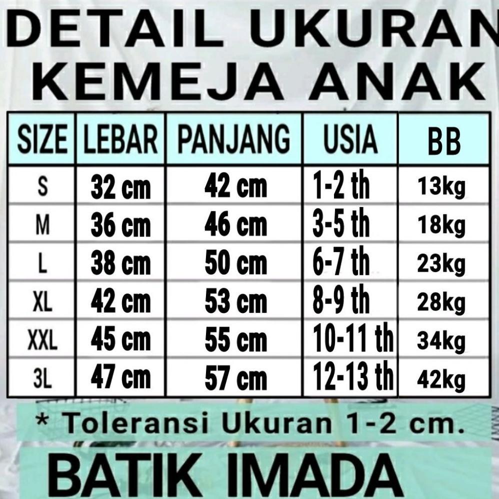 DISKON BATIK ANAK LAKI-LAKI 1-13 TAHUN