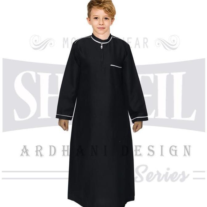 Colkid- Gamis Anak Laki-Laki / Jubah Anak Tanggung Bahan Katun Madina Shakeil By Ardhani Terbaru 202