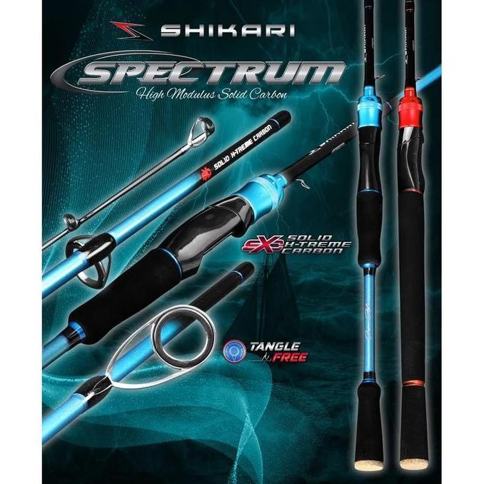 JORAN PANCING SHIKARI SPECTRUM JAPAN STYLE SOLID CARBON JORAN PANCING GALATAMA 15 17 20 LB PANJANG 1