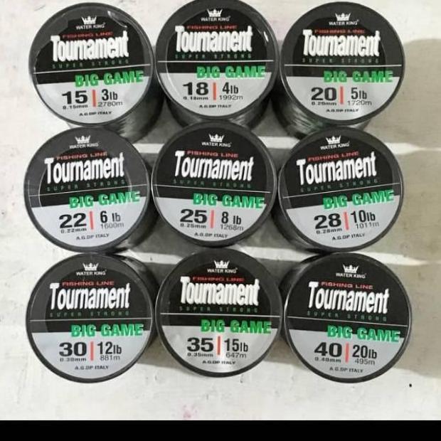 Tali Senar Pancing Water King Tournament / Teflon