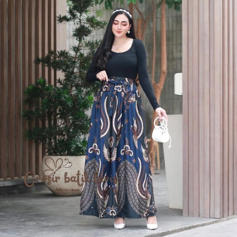 HOT PRODUCT Rok Batik Panjang / Rok Batik Wanita Muslim / Rok Batik Katun