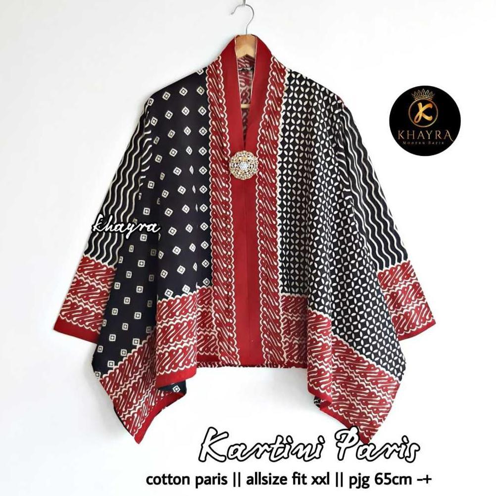 DISKON BLOUSE KARTINI KAWUNG KOMBI ATASAN BATIK WANITA BLUS BATIK BLOUSE BATIK PARIS BATIK SOLO BATI