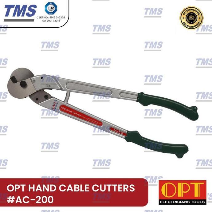 ZOLDYCK Tang Pemotong Kabel OPT Hand Cable Cutters #AC-200 - Original