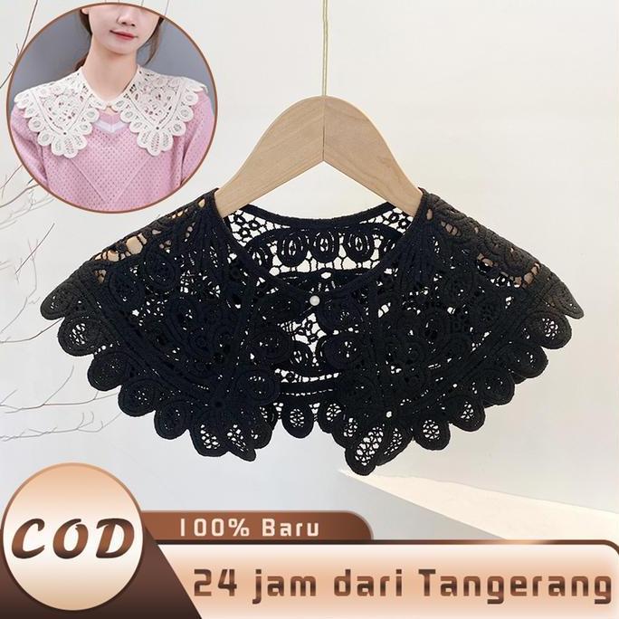 SENEZA Fake Collar Kerah Palsu Renda Kerah Baju Instan