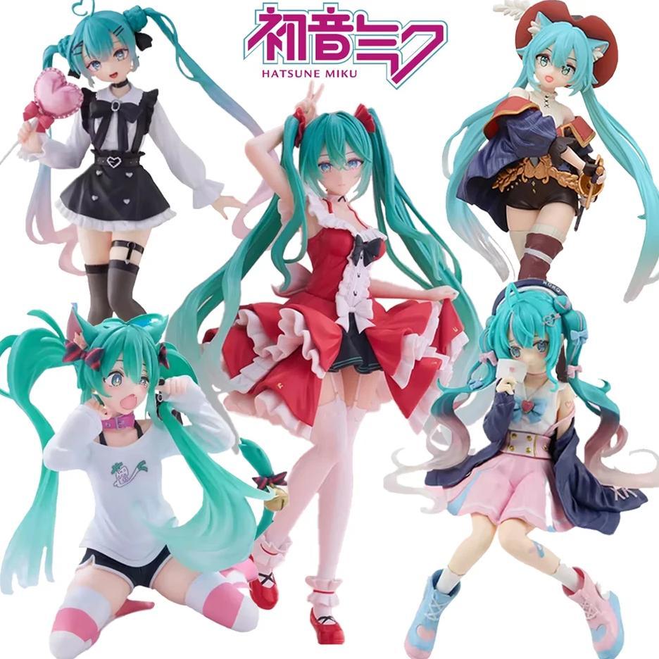 20cm Sexy Girl Hatsune Miku Anime Figure Fashion Subclture Miku Action Figure Christmas Gift PVC Col