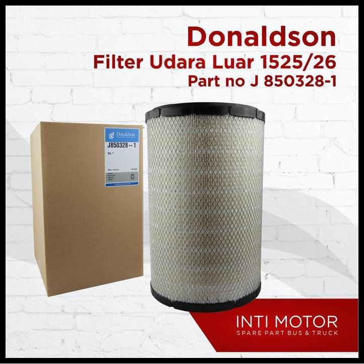 TERMURAH DONALDSON - FILTER UDARA LUAR - J850328 - BIS / BUS MERCY 1525 ,1526, 1626, 1518 & 1521 EUR