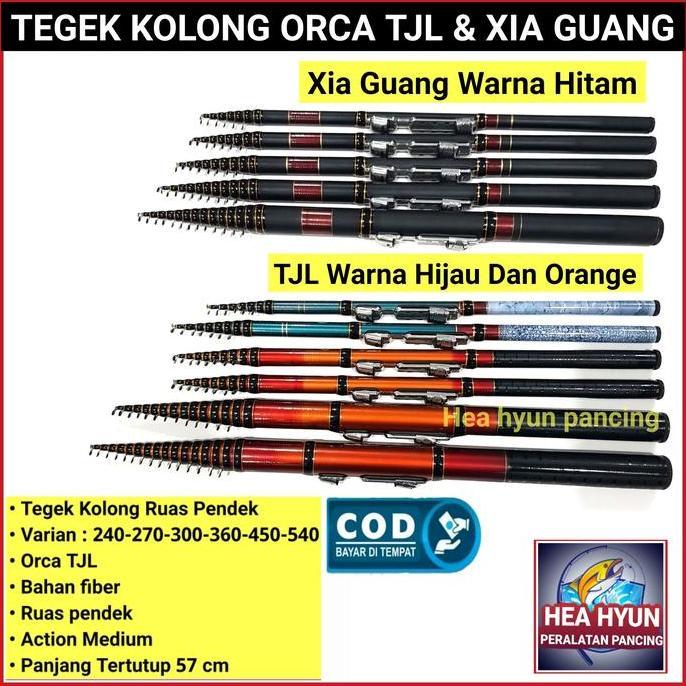 Joran Tegek Kolong Orca Tjl Dan Xia Guang 210 - 240 - 270 - 300 - 360 - 450 - 540 Fiber Ring Kuat Ru