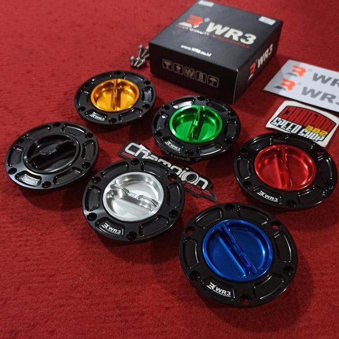 Fuel Cap Tutup Tangki WR3 Kawasaki Ninja 250 250R Karbu 2008-2012