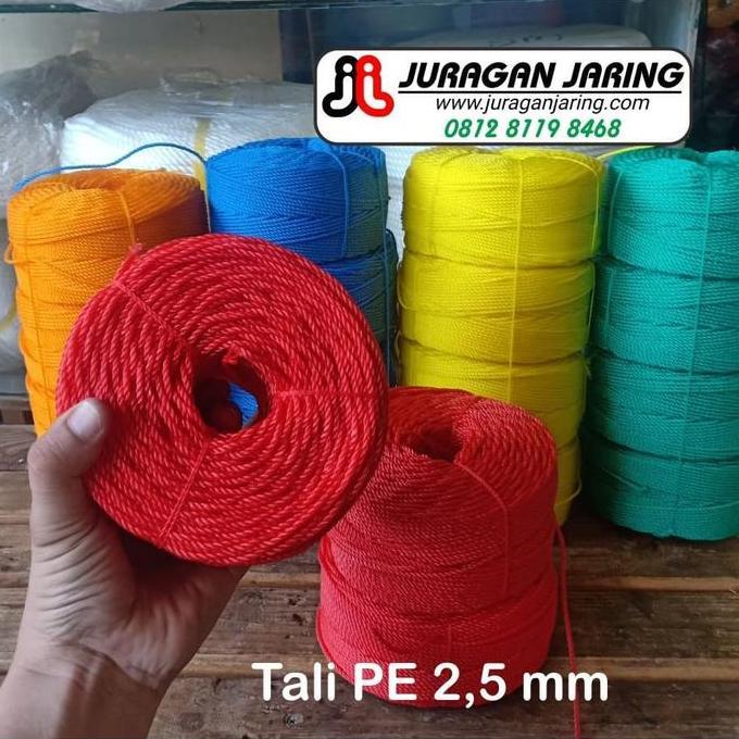 TALI TAMBANG PLASTIK 2,5 MM ROLL BESAR