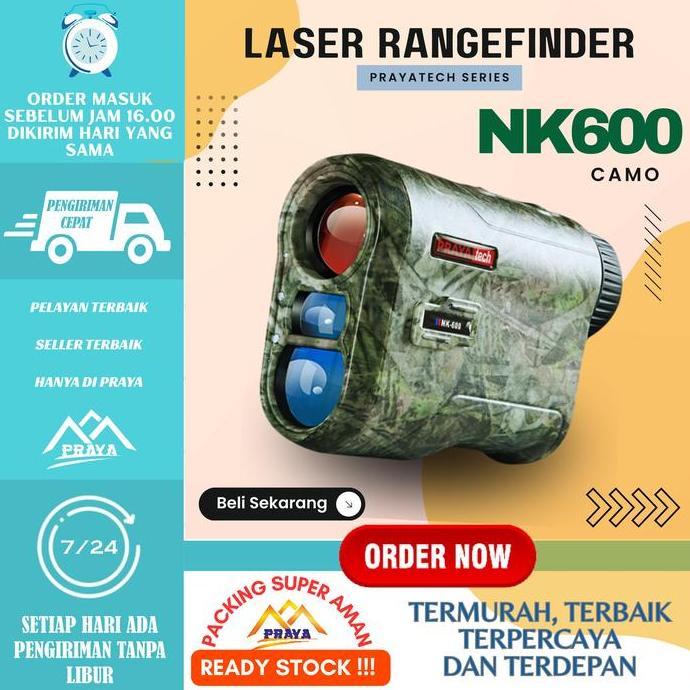 Prayatech Rangefinder Laser Teropong Ukur Jarak Range Finder Digital Terbaru Kualitas Terbaik Harga 