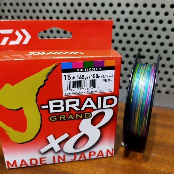 Senar Pe Daiwa J Braid Grand X8 150M Multicolour
