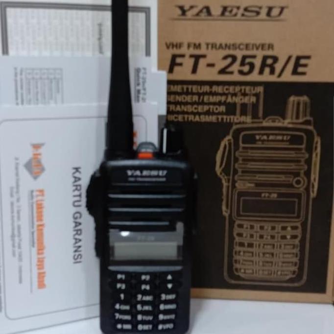 PROMO JUAL HT YAESU FT-25R GARANSI YAESU FT 25 R