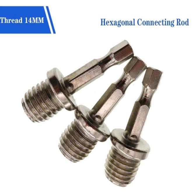 Ironday- Adapter M14 /Baut Konektor M14 /Baut Mesin Bor Ke Bancking Pad M14