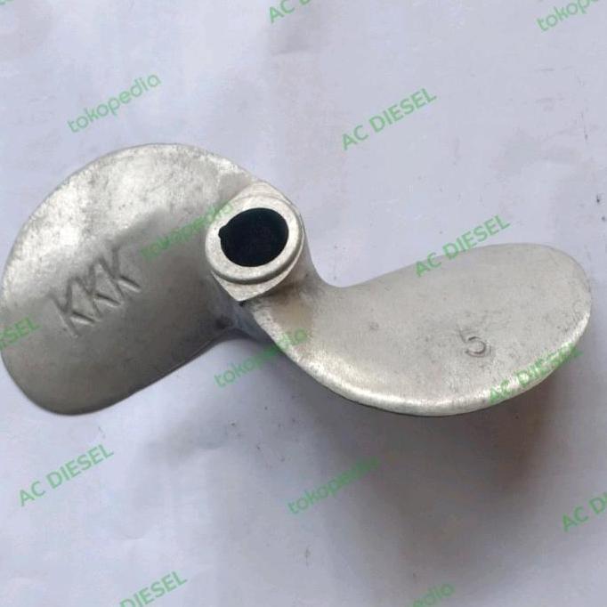 ] baling baling perahu baling2 perahu ketinting aluminium 2daun no5 kkk