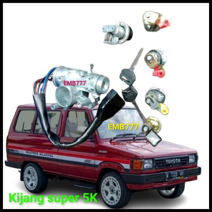 DISKON KUNCI KONTAK ASSY SET KUNCI PINTU LACI TANGKI KIJANG SUPER 5K GRAND EXTRA ROVER JANTAN KF52 K