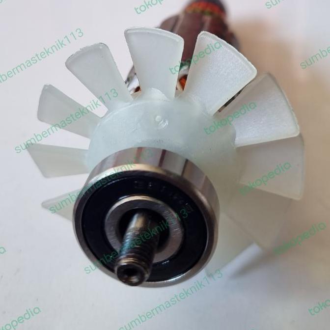 Ironday- Angker Makita 9553 Armature Rotor Mesin Gerinda Tangan Makita 9553 B 9553Nb 9553B Polos