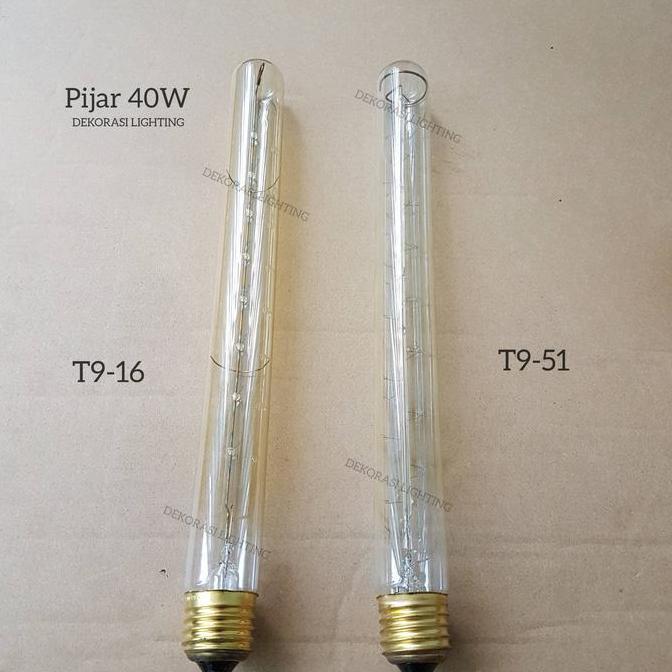 Lampu bohlam edison ment panjang non led pijar 40watt
