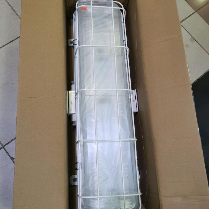 kap lampu tl 2x20 wateroof lampu kapal