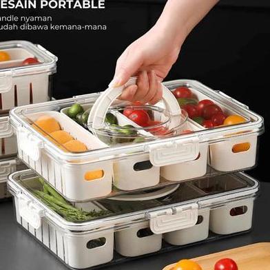 Kontainer Kulkas Box Kontainer Jumbo Bahan Akrilik Body Plastik Pp Tutup Akrilik Pet