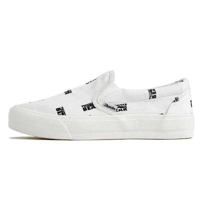 Kets- Sepatu Thunderbear - Slip On Voltaire Bl Ow Shoes Flat Pria Sneakers Kerja Kasual