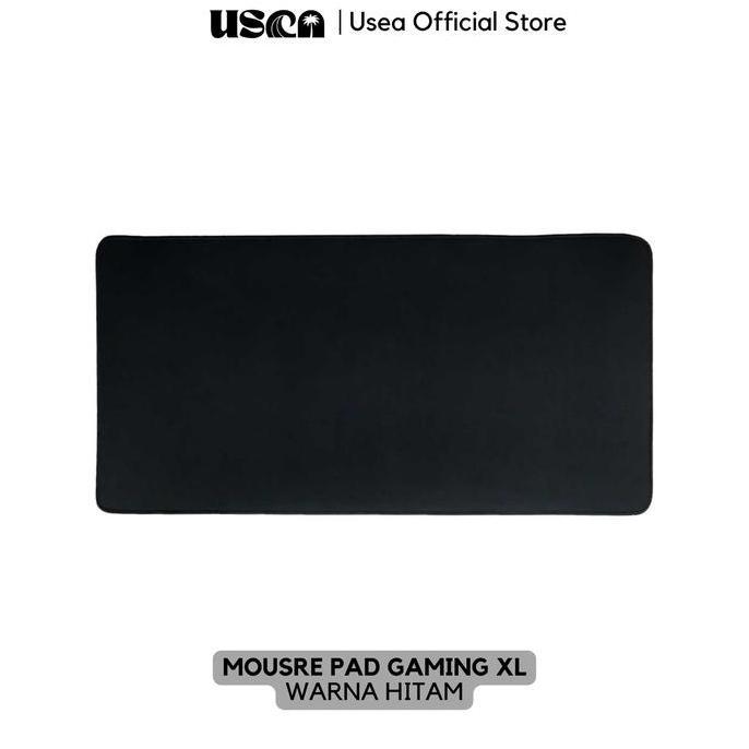 Bungavezza - Usea Mousepad Gaming Xl Super Besar Mouse Pad Rubber Desk Mat Hitam Deskmate 30 X 60 Cm