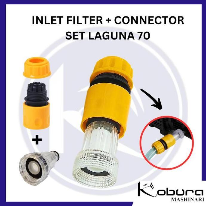 Saringan Inlet Jet Cleaner Coupler Filter Lakoni Laguna 70 Sambungan Selang Hisap Konektor Inlet Fil