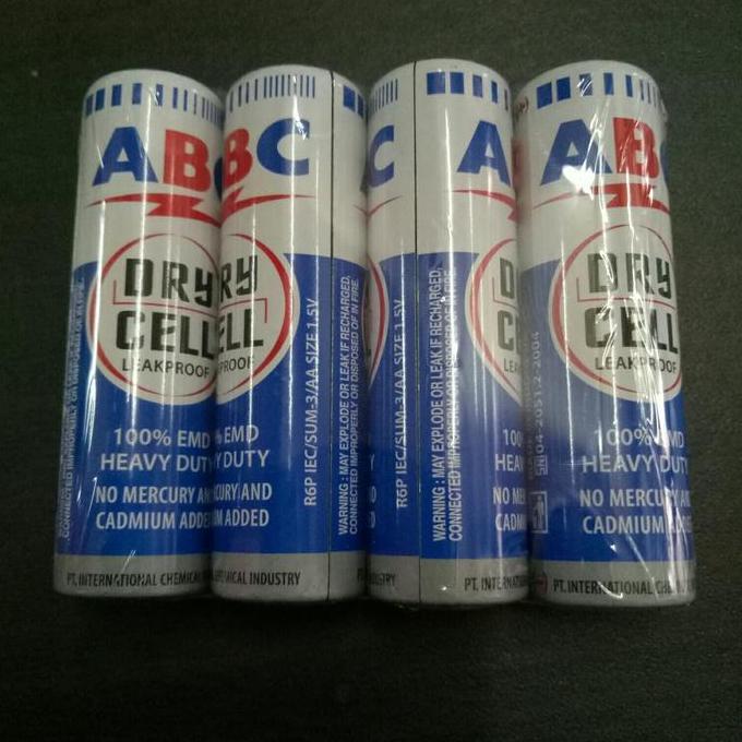 Batu Baterai AA ABC Biru
