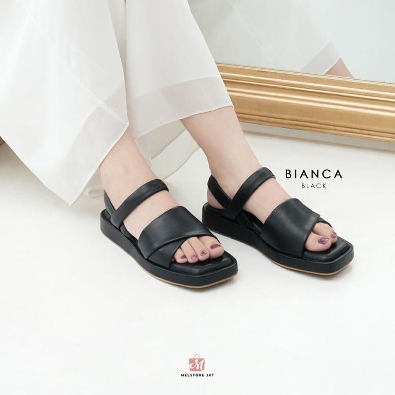 BESTPROMO Damelia Melstore Jkt BIANCA SANDALS Melstore Jkt Official Shop / sendal wanita /Sepatu San