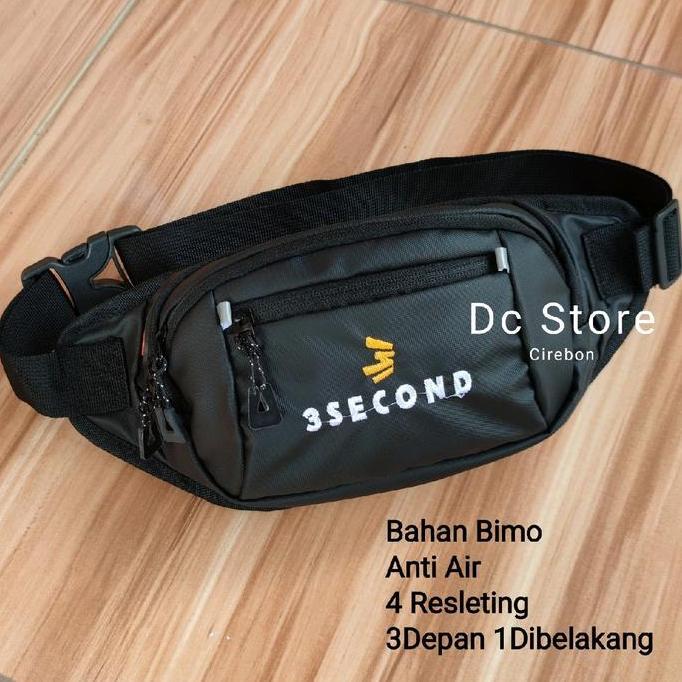 Backpack- Tas Selempang Pria Waterproof Waist Bag D2C Pria Anti Air Anti Sobek Erigo