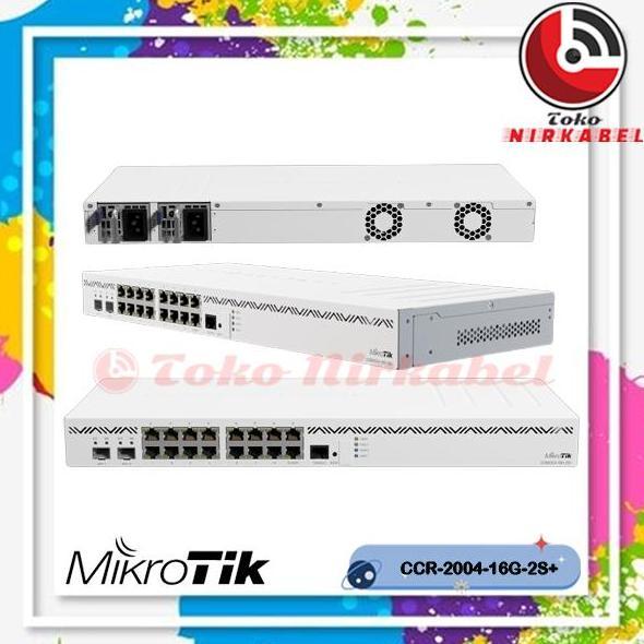 TERBARU - MikroTik CCR2004-16G-2S+ | CCR2004 16G 2S+ | CCR 2004 16G 2S+