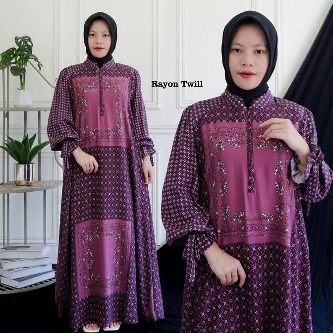 Grosir Aleva Dress Neww - Dress Cantik Rayon Diamond Busui