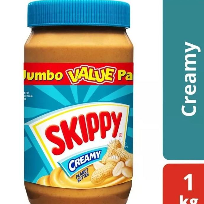 Foodbig- Skippy Creamy 1 Kg - Produk Kemasan 1 Kg Cocok Untuk Berbagai Keperluan Skippy Creamy Berat
