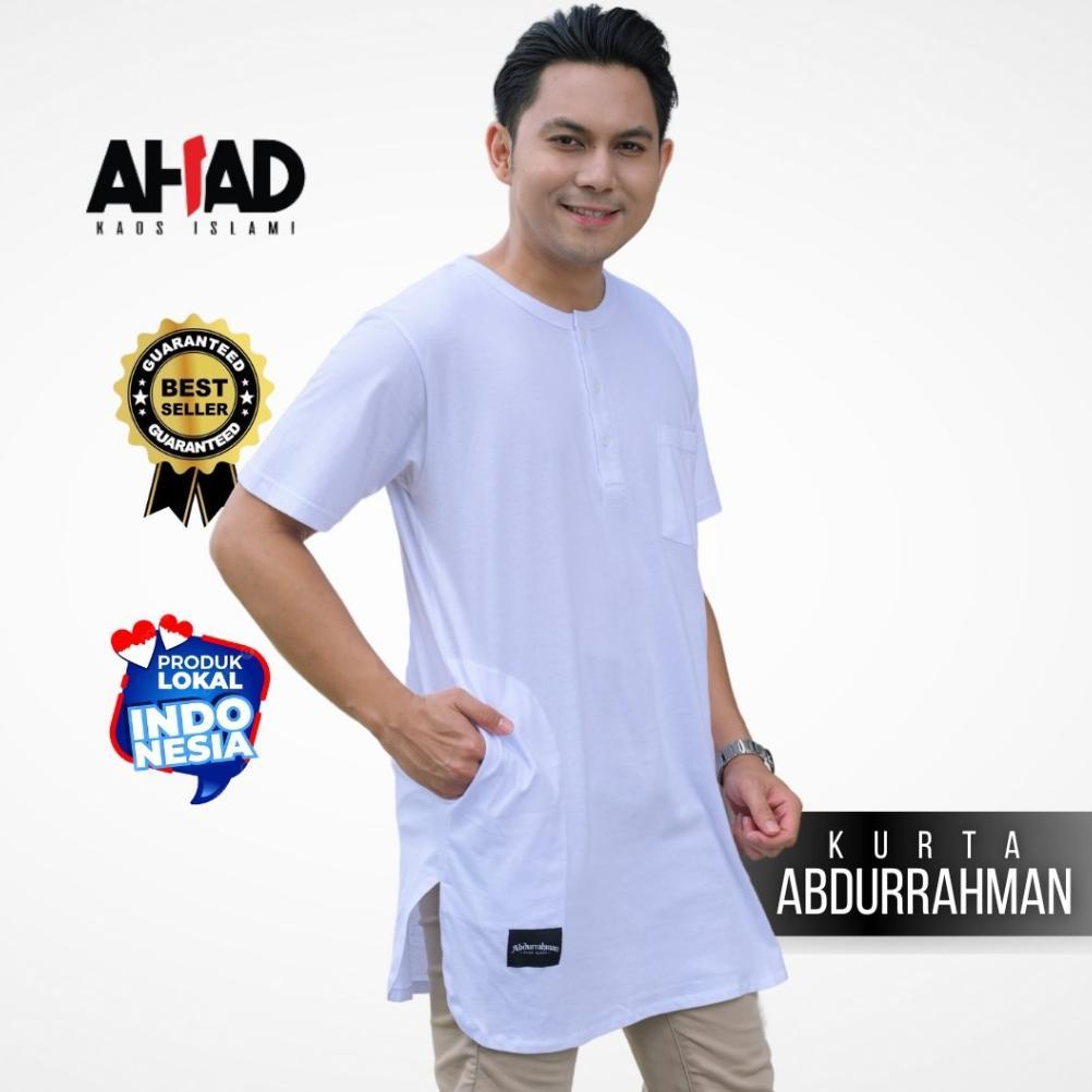 FREE ONGKIR KURTA ABDURRAHMAN | KURTA LENGAN PENDEK | KURTA PREMIUM |  KURTA KAOS BASIC COMBED 24S |